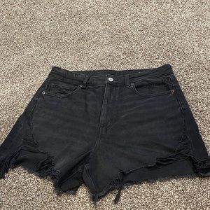 Worn twice mom jean shorts with distressing. Very cute and flattering.